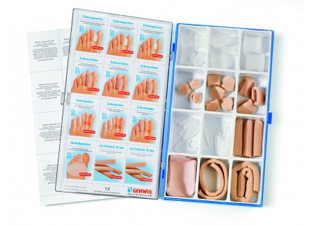 GEHWOL Assortment Box of Polymer Gel items 43pads Sorted GEHWOL Assortment Box of Polymer Gel items 43pads Sorted